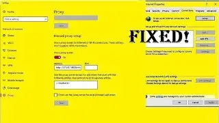http=127.0.0.1:8080 or Can't connect to the proxy server - FIXED