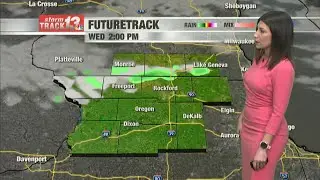 Showers move out early with a drizzle possible today