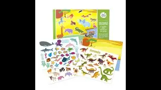 Reusable Sticker Pad Animal World