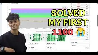 Solved My First 1100 Rated Codeforces Problem Solo 🤩(DONE Without Tutorial 😤🔥)
