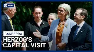 Israeli President Isaac Herzog Meets Albanese In Canberra On Controversial Tour | 10 News