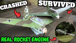 This RC Warbird Has an Actual Rocket Motor and It's Insane