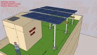 8.2 kW⚡ Solar Structure 3D Layout Design|🖥️ &lrm;@greenenergyfutures @solarcharchawithkrishna