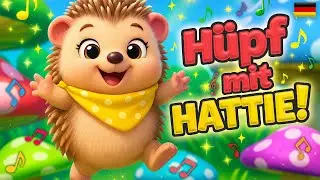 Hatties Fr&ouml;hlicher Igelsprung! 🦔🎶  Kinderlied (German Kids Song) | TinyRhymeTime