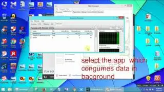How to stop Background internet data in  pc (computer)