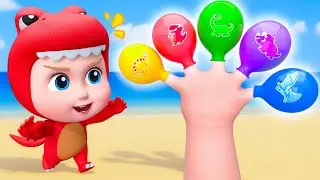 Dino Finger Family - Colorful Dinosaurs Song - Five Little Dino| TimoBoy Kids Songs & Nursery Rhymes