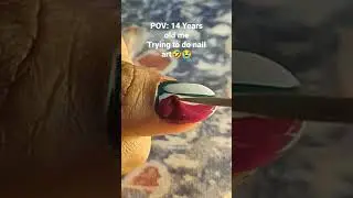 Nail art for beginners😝 #nailart #nailtutorial #beginnernails #nailartforshortnails #nailartdesigns