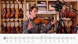 FIRST MELODY, Charles de Beriot From: Méthode de violon, Op.102 Introduction: Part 1 FIRST VIOLIN...