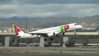 Tap Portugal Embraer 190 CS-TPY Take Off Malaga LEMG