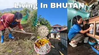 Living In BHUTAN | Asian Village Life | Family Life in a Forgotten Village in BHUTAN Asia