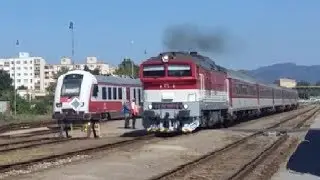 Odchod 757.016 na vlaku REx 1724 Remata z Prievidze