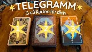 #03 Tarot TELEGRAMM jetzt f&uuml;r dich  | Zeitloses Auswahlorakel