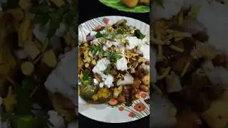samosa chat 😋👍🏻✨ #food #cooking #motivation #viral #recipe