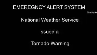 A Tornado Warning Message from the National Weather Service