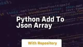 python add to json array