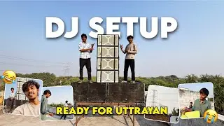 Uttrayan ke liye dj setup kardiya🤩😍 || HITTTVLOGS7 ||