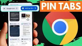How to Pin Tabs in Google Chrome for Android?
