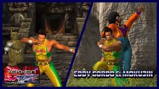 TEKKEN TAG TOURNAMENT [PS2] Arcade Mode – Eddy Gordo & Mokujin Gameplay [4K 60FPS]