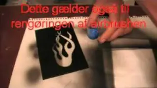 How to air brush a Twisted hot rot flame