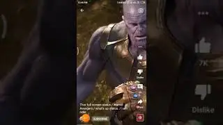 Thanos holding all infinity stones in Wakanda song I am a Rider