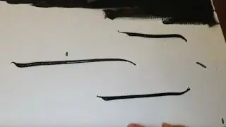 Abstract acrylic painting on canvas with syringe Contemporary Art