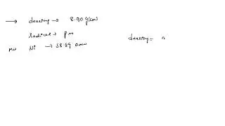 Nickel has a face-centered cubic unit cell and a density of 8.90 g/cm&Acirc;&sup3;. What is the atomic radius &hellip;