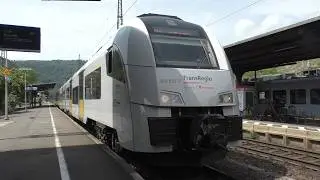 Trainhorn | Transregio Regional Train departing Bingen Central Station
