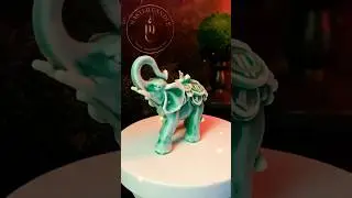 🕯️Силиконовая форма для свечи - &laquo;Денежный слон&raquo; от Master Candle. #свечи #свечная #свечнаямагия