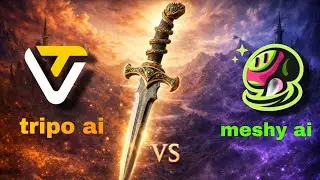 Tripo AI vs Meshy AI , The Ultimate 3D AI Comparison! Which One Is Better?