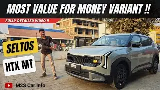 Kia Seltos 2026 HTX🔥!! Petrol Manual | Ivory Silver Gloss | Features | On Road Price |Kia Facelift 