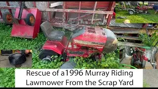 Let&rsquo;s Revive a 1996 Murray 16 hp 46&rdquo; Deck Riding Lawn Mower After 20 Years Outside