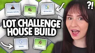 Every room is a different LOT CHALLENGE in The Sims 4