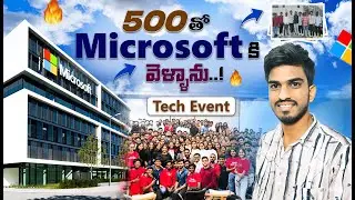 First Time at Microsoft: My Tech Event  Experience!