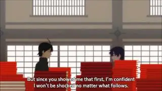 Kanbaru confesses.