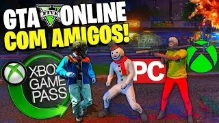 Como JOGAR o GTA 5 ONLINE do GAME PASS com SEU AMIGO!
