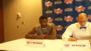 Detroit Titans postgame v s  James Madison 2    Head Coach Ray McCallum   Doug Anderson    Donavan Foster   2   18   2012