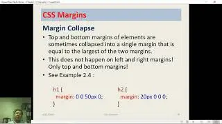 CSS - Setting Margin in HTML