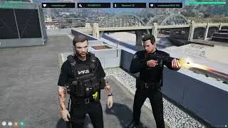 The PD test their broken laserbeam DX-15 Rifle. | GTA NoPixel 4.0