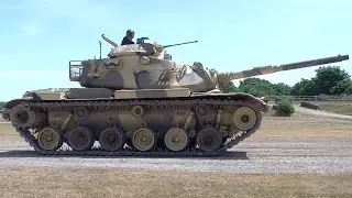 M60 Patton MBT United States Army Tank, Combat, Full Tracked: 105-mm Gun at Bovington Museum NATO