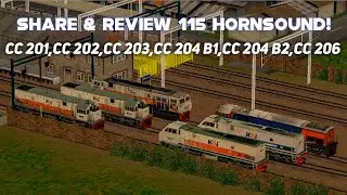 #share & #review 115 HORNSOUND LENGKAP BY JRQ Trainz | share hornsound mono , treepart , merdu