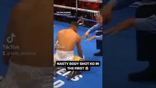 That evil grin after nasty body shot 😎 #4luvofboxing #vergilortiz #splitdecisionvlog