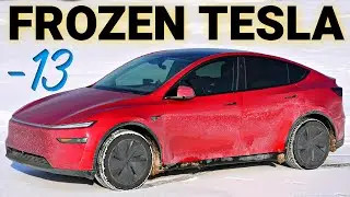 Аккумулятор Tesla против холодной погоды: тест в реальных условиях!