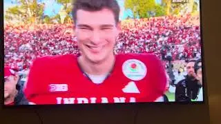 Fernando Mendoza IU quarterback Rose Bowl Win Interview