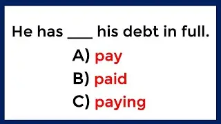 Mixed Grammar Test | Can You Beat 30/40? That&rsquo;s Genius Level! #21