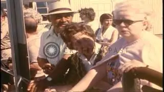 The band of the Northern Lebanon high school performs at Vietnamese refugee welco...HD Stock Footage