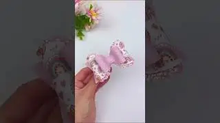 Scalloped Overlay Hair Bow Tutorial (template linked in the comments) | Miss O Crafts