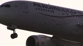 Aeromexico Boeing 787-8 Dreamliner N966AM Narita Airport Landing 成田空港