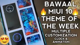 JABARDAST 🔥 | MIUI 10 THEME OF 2019 | AMAZING MIUI 10 THEME OF 2019 | BEST MIUI 10 THEME | CLOCKS