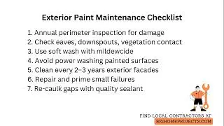Soft Wash Mildewcide Touchup Schedule For Painted Exteriors