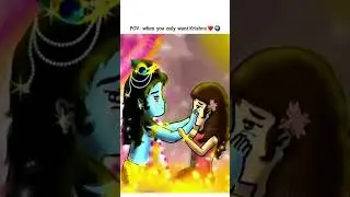 krishna is  my world 🌎 🤗#peace #love #song #trending #viral #shorts #krishnalove @im_rupanjaliii